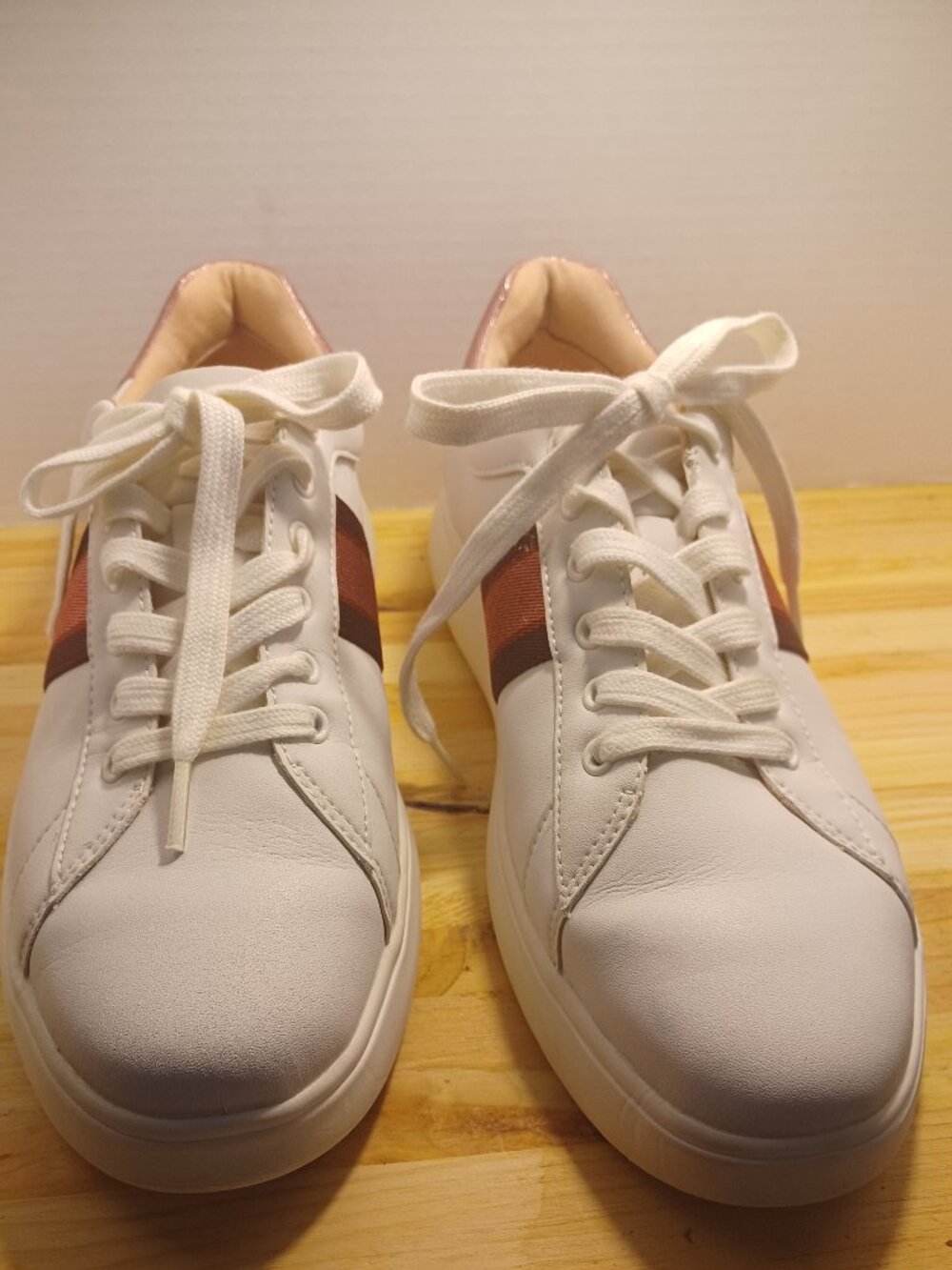 Kate Spade Leather Stripped Keswick Sneakers